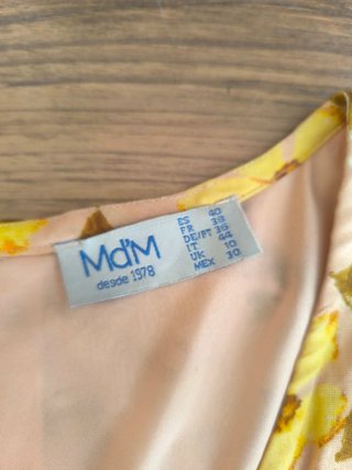 Mono floral pata ancha con cinturón