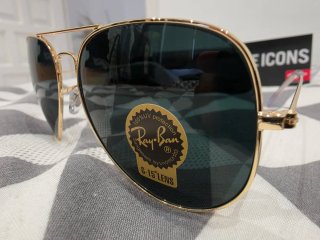Gafas de sol Ray-Ban Aviator doradas