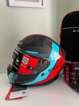 Nuevo Casco LS2 Vector II Carbon Talla S