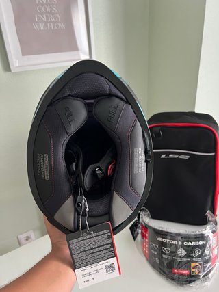 Nuevo Casco LS2 Vector II Carbon Talla S