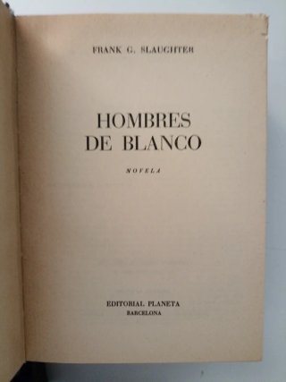 Lote 6 libros Frank G. Slaughter