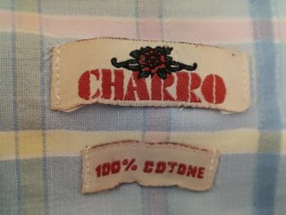 Camicia a quadri Charro cotone taglia XL