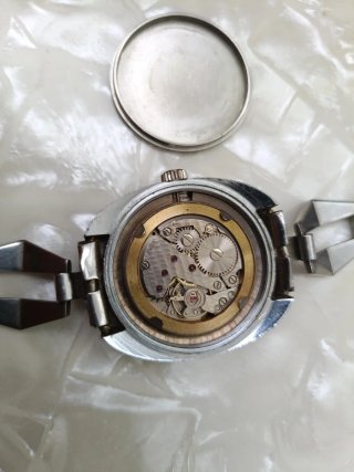 Reloj EUROPA plata y blanco