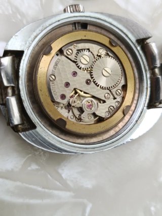 Reloj EUROPA plata y blanco