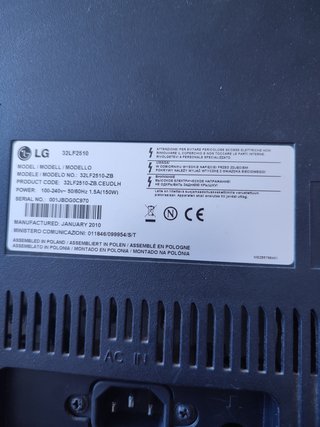 TV LG 32LF2510-ZB Placa Main EAX60686904(2)