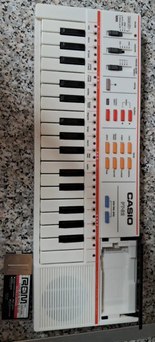Teclado Casio PT-82 con cartucho ROM