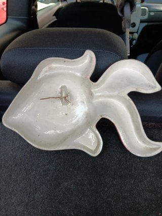 Pesce ceramica decorativo vintage