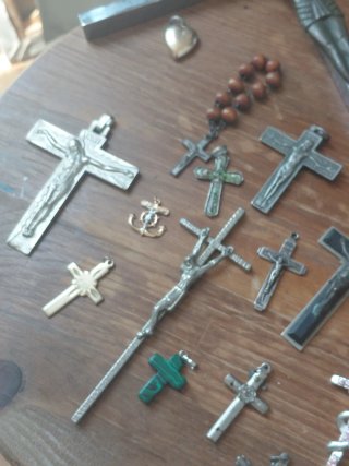 Lote de cruces religiosas