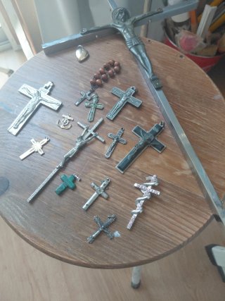 Lote de cruces religiosas