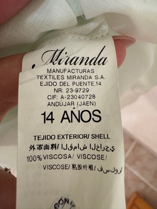 Vestido de ceremonia Miranda – Talla 14