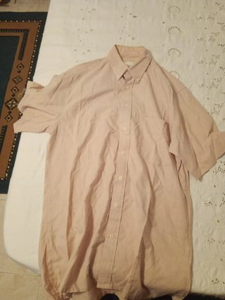 Camisa rosa manga corta