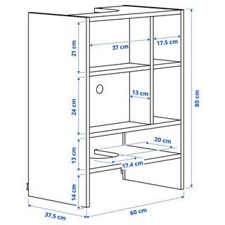 Armario METOD IKEA Negro
