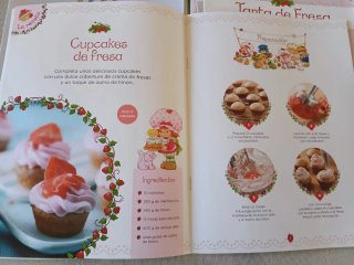 Tarta de Fresa Fascículos y Postales