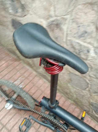 Bicicleta Eléctrica Plegable Negra