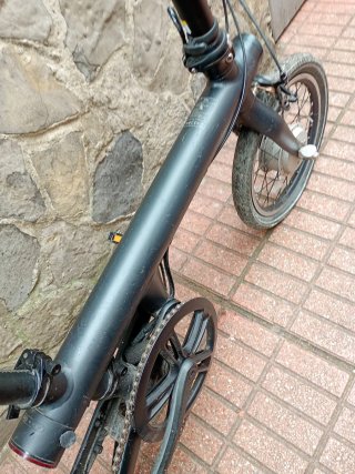 Bicicleta Eléctrica Plegable Negra