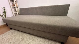 Sofá Cama Gris Tela