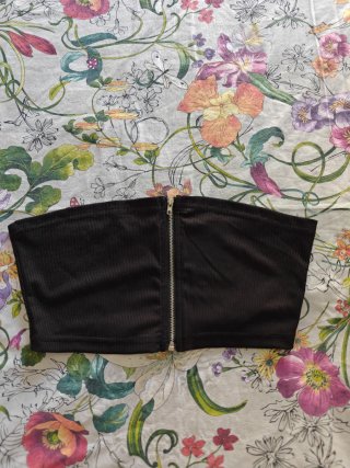 Conjunto Tops Negro y Rosa Talla S