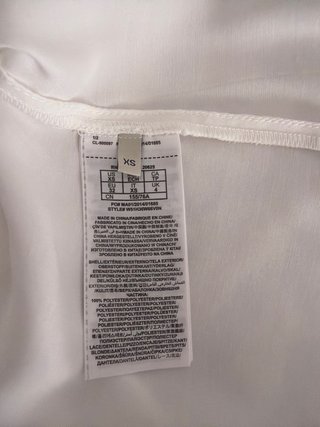 Top Guess Blanco Talla XS
