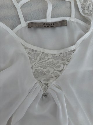 Top Guess Blanco Talla XS