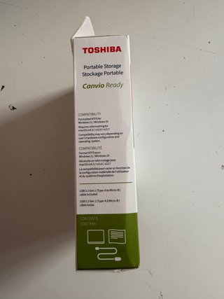 Disco Duro Externo Toshiba Canvio Ready 2TB
