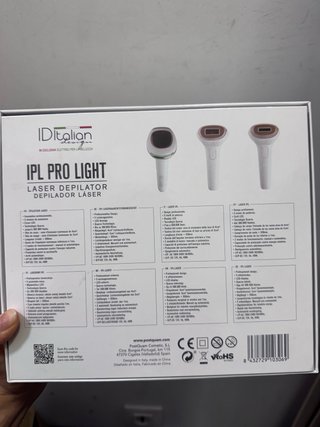 Depiladora Láser IPL IDItalian Pro Light