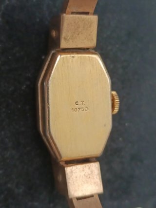 Reloj ZPOIN Antimanético Suizo Dorado