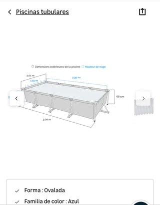 Piscina Bestway Azul Metal/Plástico