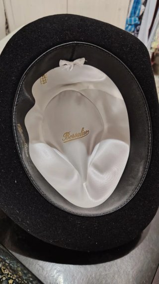 Cappello Borsalino Nero Originale