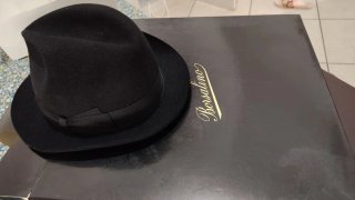 Cappello Borsalino Nero Originale