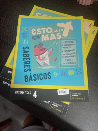 Matemáticas 4, Segundo Ciclo Primaria, Edelvive...