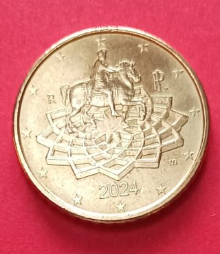 Lotto 20 centesimi+50 centesimi Italia 2024 UNC