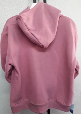 Sudadera rosa con  calavera pedrería