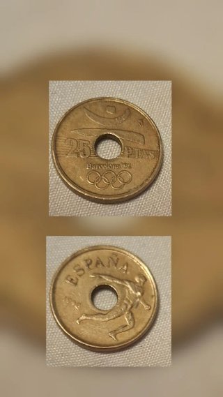 Moneda 25 Pesetas Barcelona '92 Olímpica