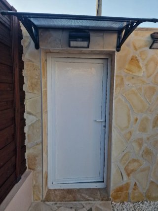 Puerta Exterior PVC Blanca