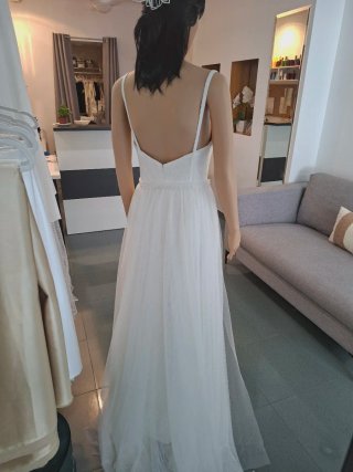 Vestido de Novia Encaje con Tul
