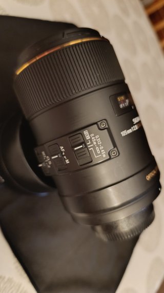 Objetivo Sigma 105mm 1:2.8 DG Macro HSM Nikon