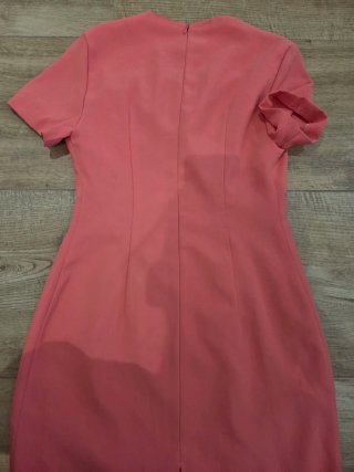 Vestido rosa corto