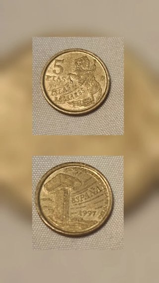 Moneda 5 Pesetas Islas Baleares 1997