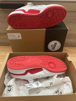 Zapatillas Adidas Forum Low Blancas y Rojas