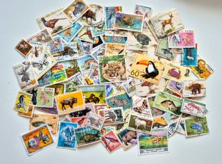 90 Sellos Temáticos Animales
