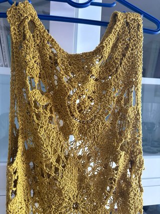 Vestido boho de croché artesanal de Zara
