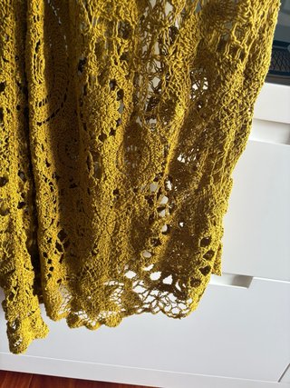 Vestido boho de croché artesanal de Zara
