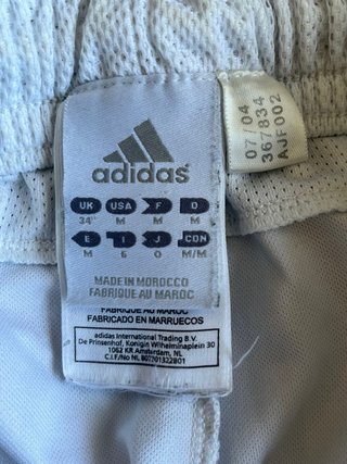 Real Madrid Pantalón Corto Adidas 2004/05 Talla M