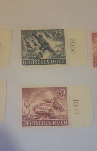 Lote Sellos Deutsches Reich Guerra