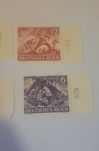 Lote Sellos Deutsches Reich Guerra