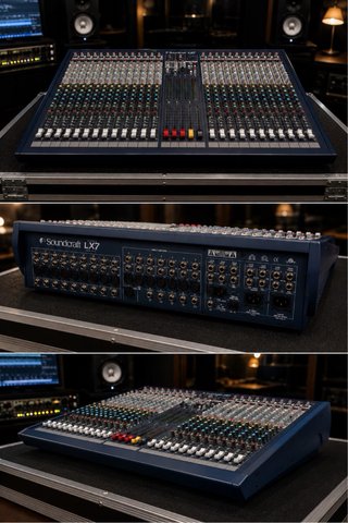 Soundcraft LX7 24 canales + Flight Case