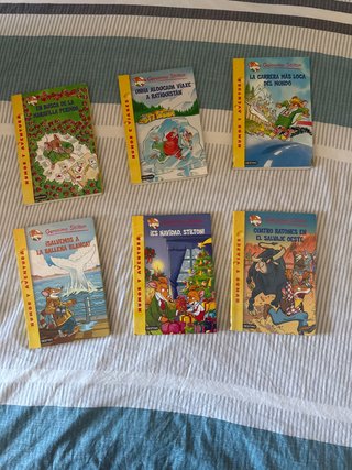 Pack de libros de Gerónimo Stilton.