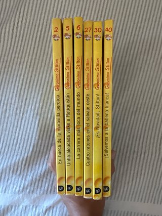 Pack de libros de Gerónimo Stilton.
