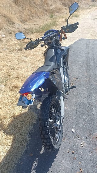 Motor Hispania 125cc Enduro Negra/azul