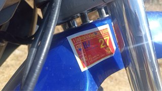 Motor Hispania 125cc Enduro Negra/azul